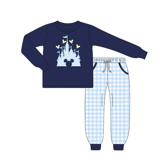 pre order  baby boy castle pants outfit