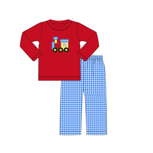 pre order toy train pants outfit baby boy clothes
