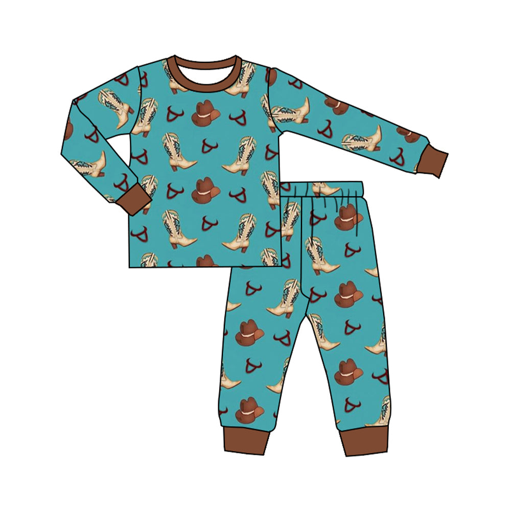 Pre order cowboy two piece loungewear set