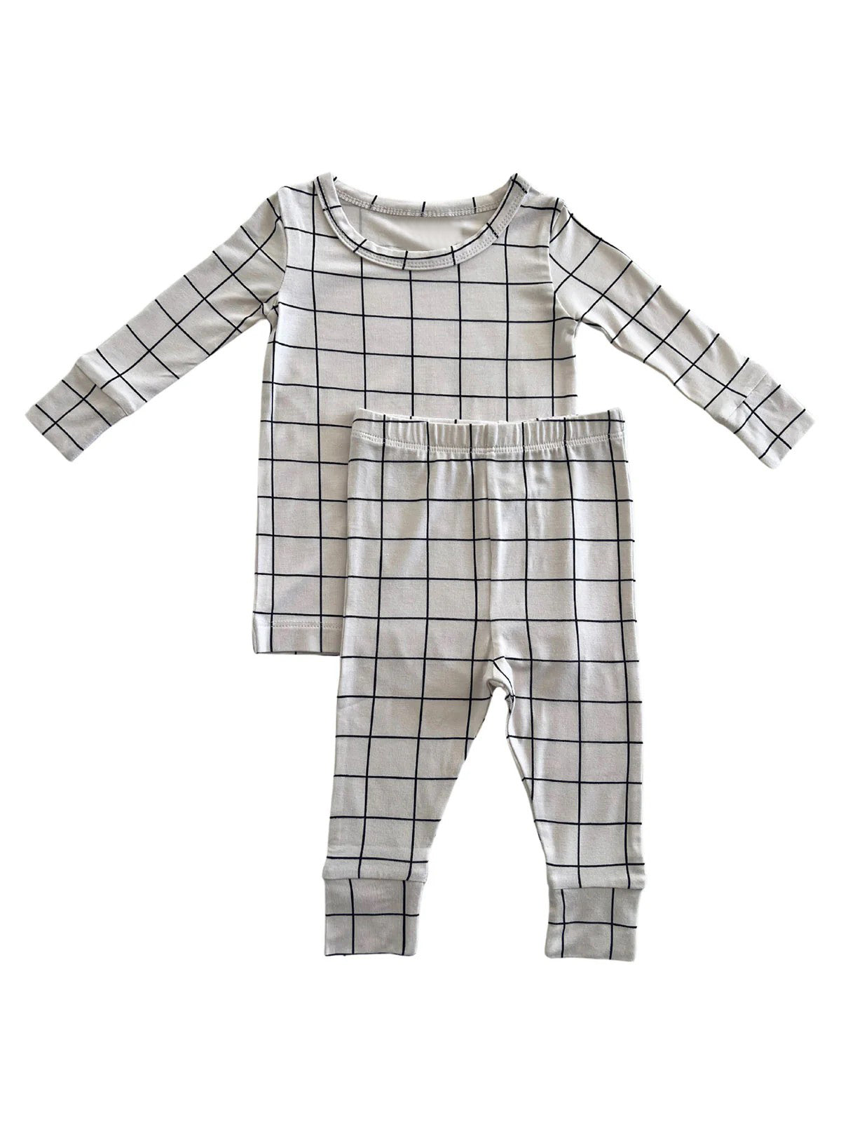 pre order baby boy plaid bamboo pajama