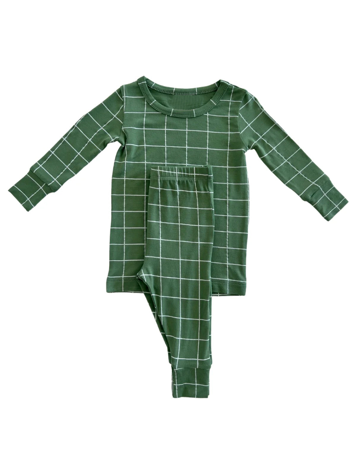 pre order baby boy plaid bamboo pajama