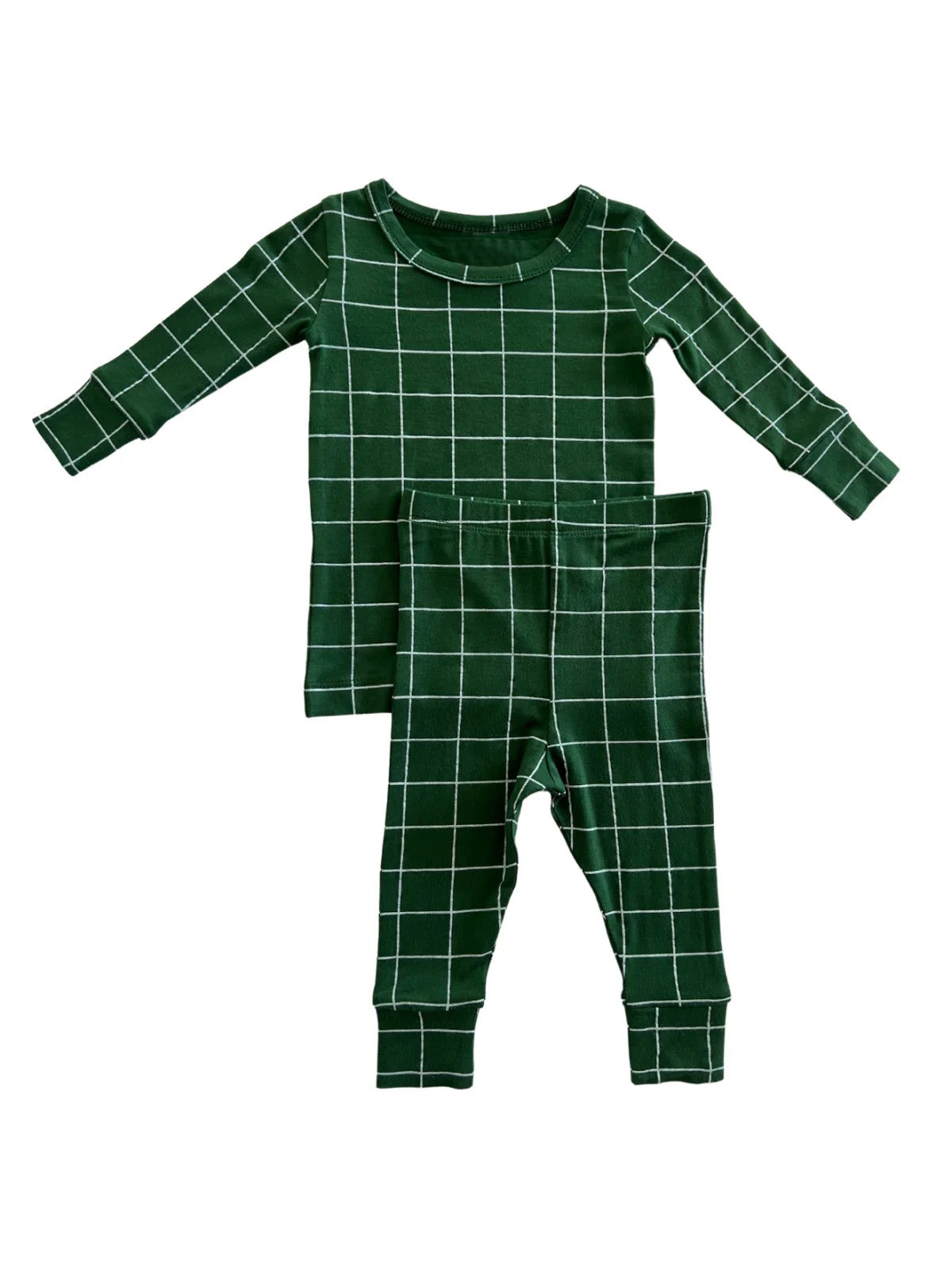 pre order baby boy plaid bamboo pajama