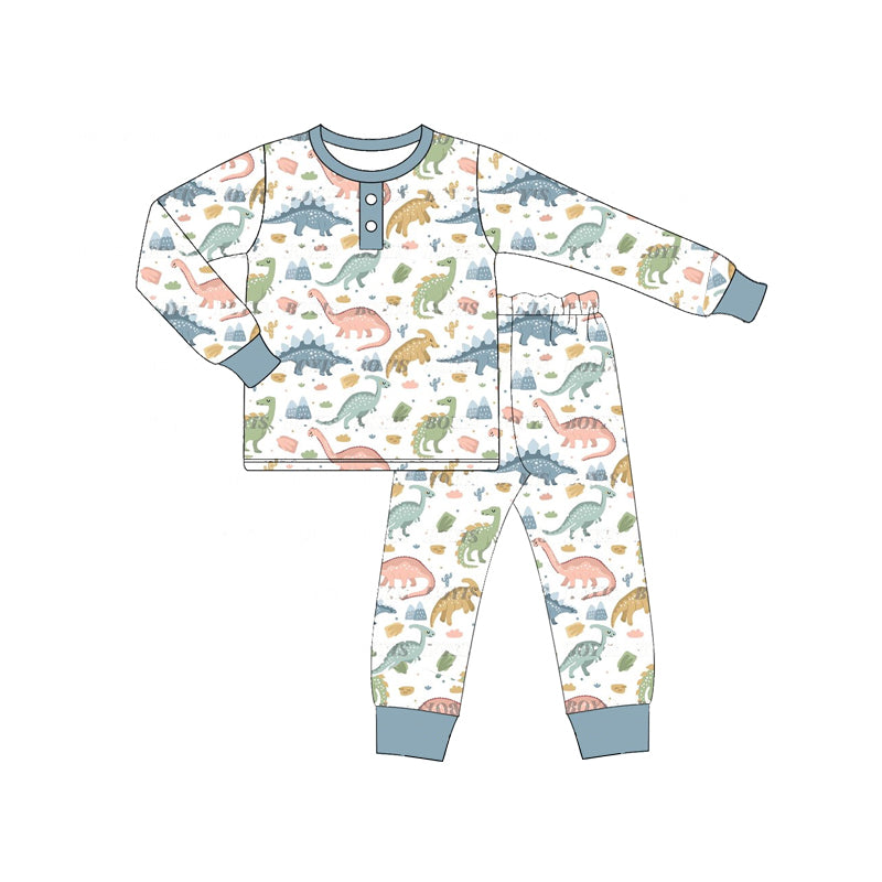 pre order boy dinosaur pajama set