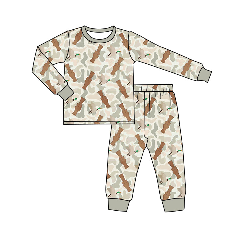 pre order camo duck call boy pajama set