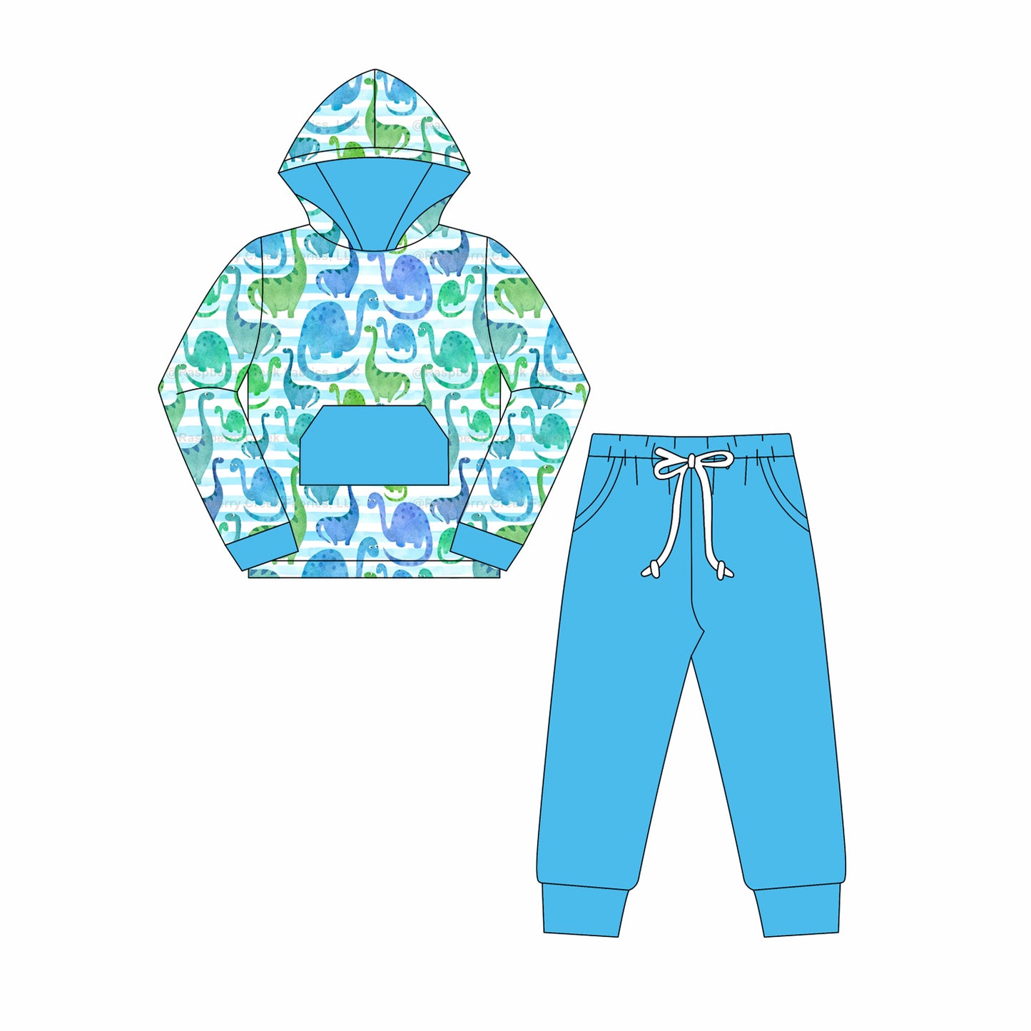 pre order dinosaur hoodie pants set boy