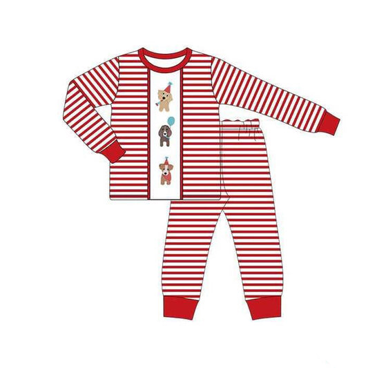 pre order puppy Christmas kids pajama outfit