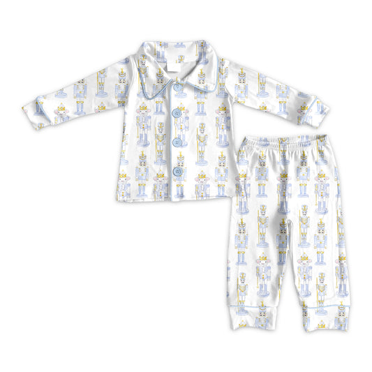 Pre order nutcracker button down pajama set