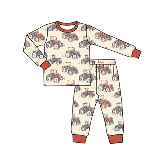 pre order red tractor kids two pieces pajama