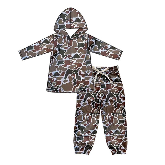 pre order camo hoodie pants set