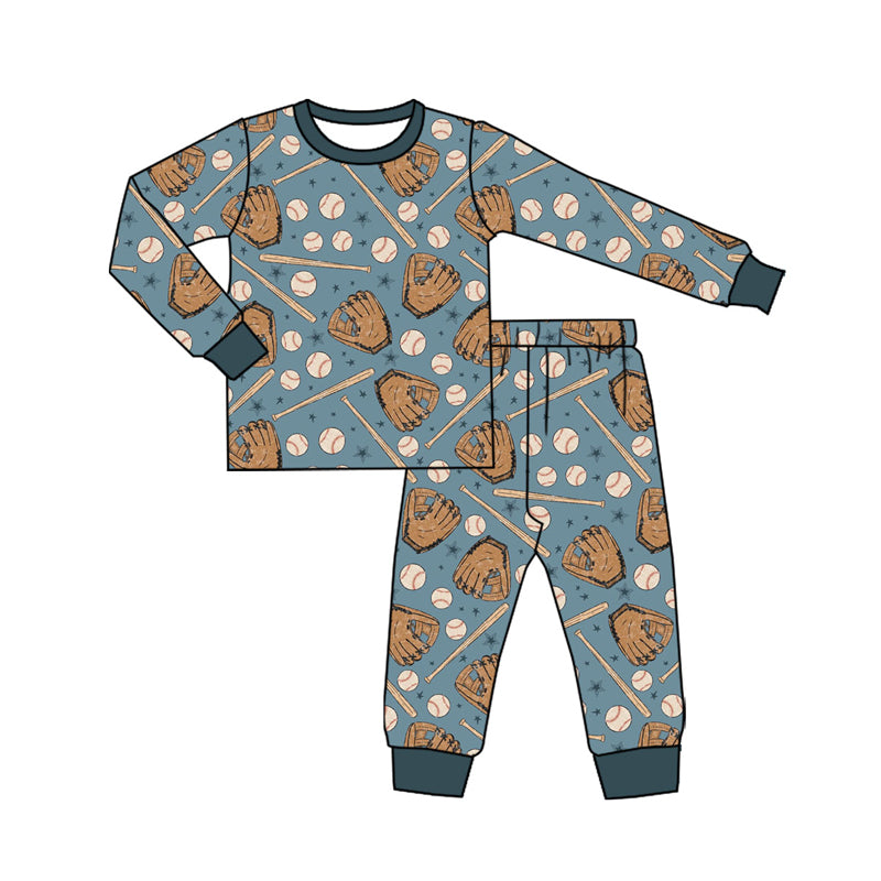 pre order baseball boy pajama set