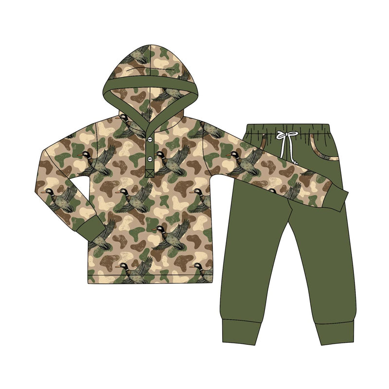 pre order camo mallard hoodie pants set