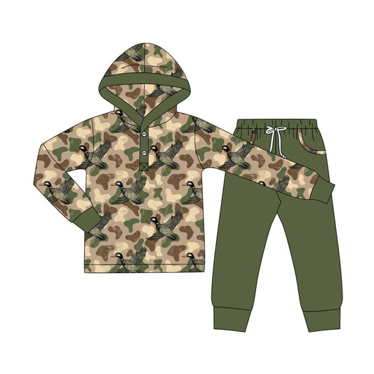 pre order camo mallard hoodie pants set