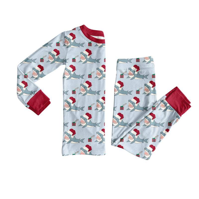 pre order santa shark Christmas pajama
