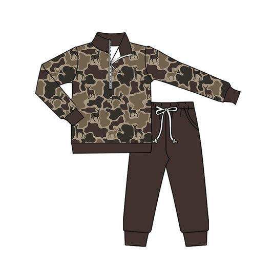 pre order boy hunting camo jogger set