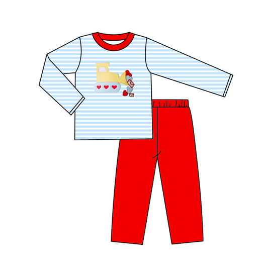 pre order valentine's day pants set baby boy clothes outfit