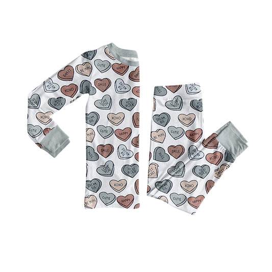 pre order valentine's day kids pajama set