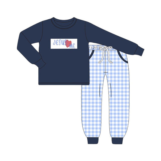 pre order jesus loves me boy pants set outfit