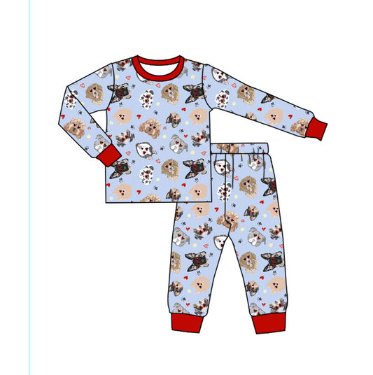 pre order dog heart two pieces pajama boy