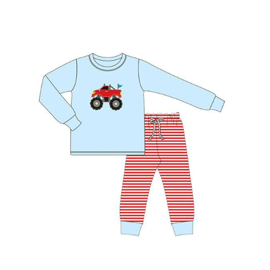 pre order monster truck pants set boys outfit