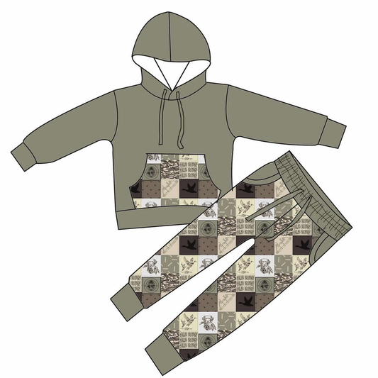 pre order old bow hoodie pants set