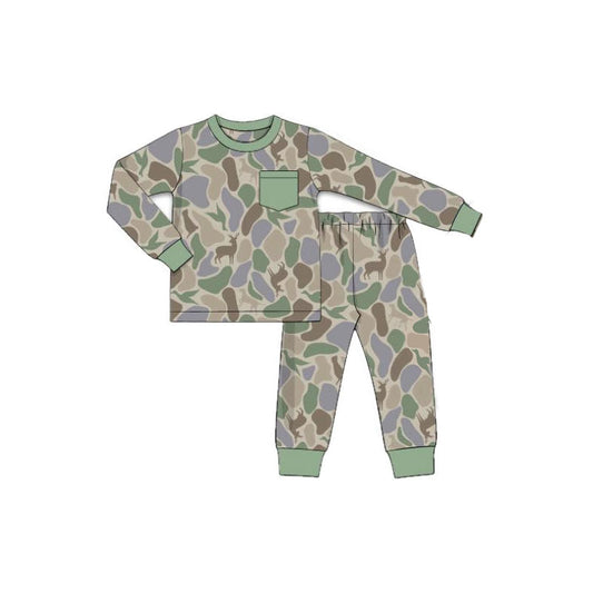 pre order hunting camo pajama set