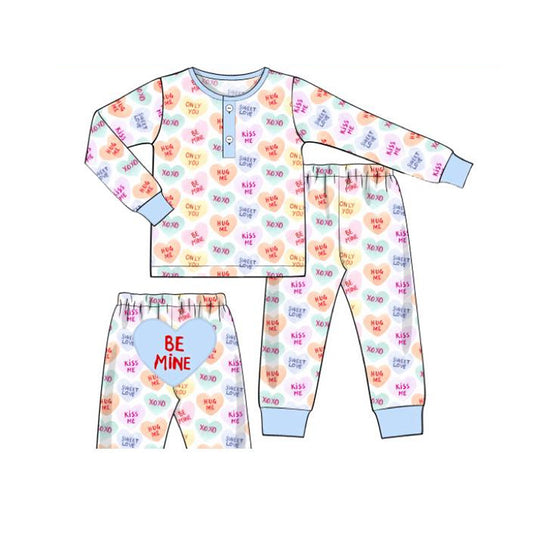 pre order valentine candy kids pajamas