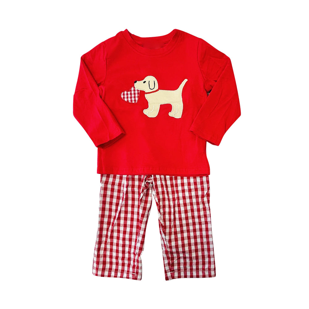 pre order valentine's day pants set baby boy clothes outfit