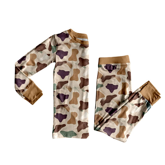 pre order boy two pieces camo pajama