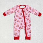 Pink Christmas cake PJs sleeper