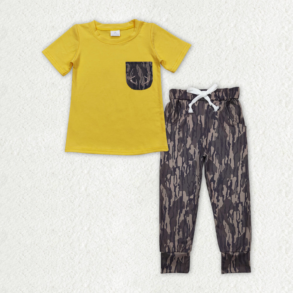 little boy camo jogger outfit