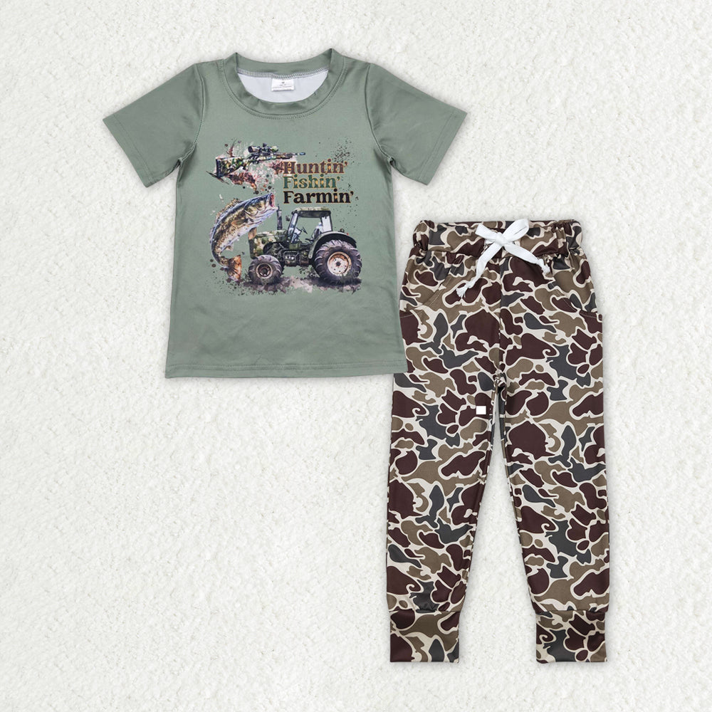 little boy camo jogger outfit