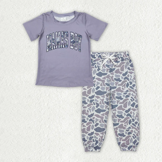 mama's boy camo pants set