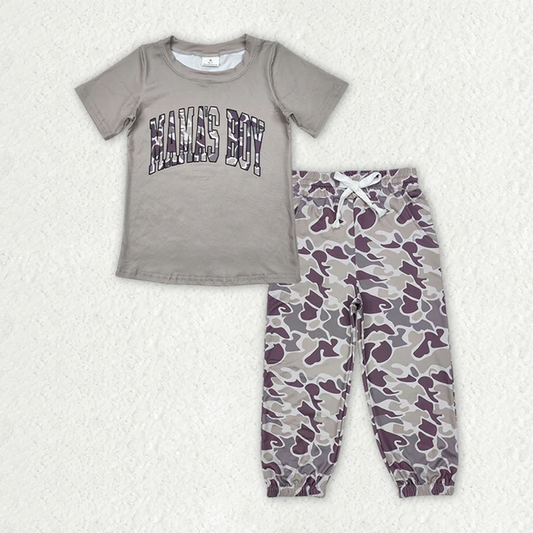 mama's boy camo pants set