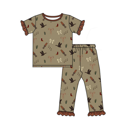 pre order hunting pajama set girl