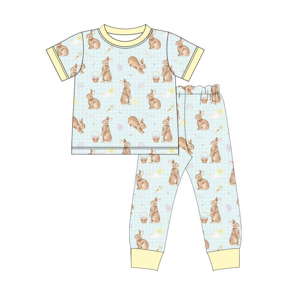 pre order easter rabbit baby boy pajama