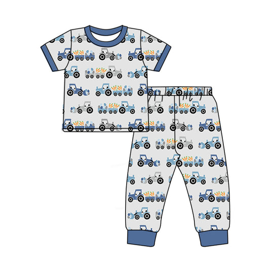 pre order easter tractor boy pajama set