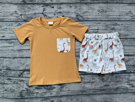 pre order  baby boy clothing zoo animal pocket shorts set