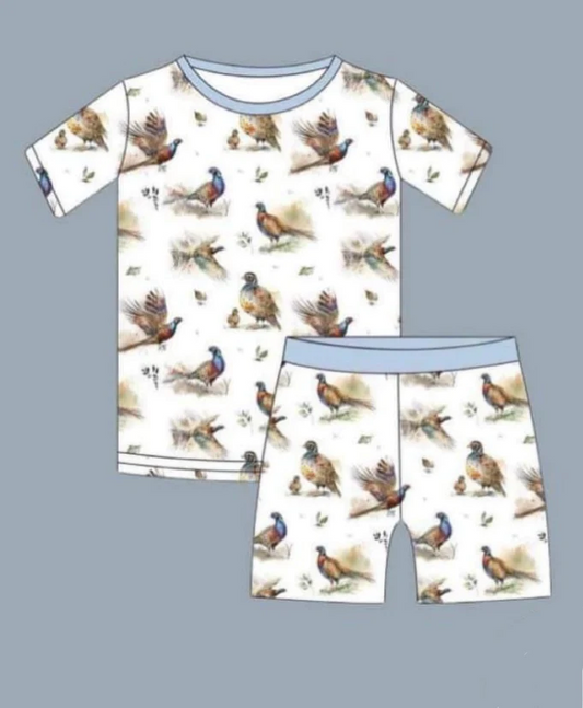 pre order duck boy shorts set summer clothing