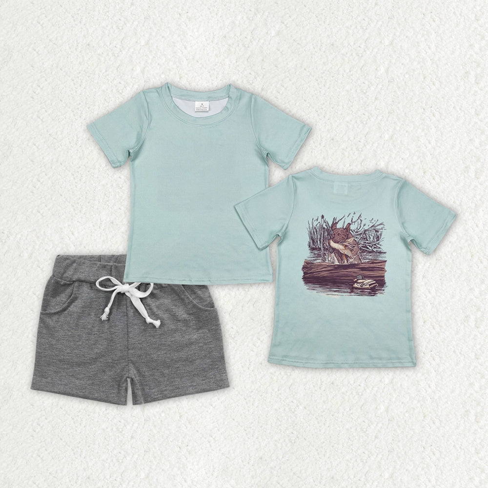 hunter shorts set boy clothes