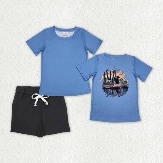 hunter shorts set boy clothes