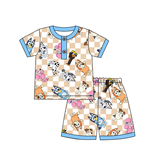 pre order blu*y print boys shorts pajama