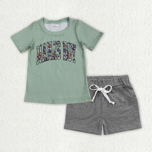 mama's boy shorts set
