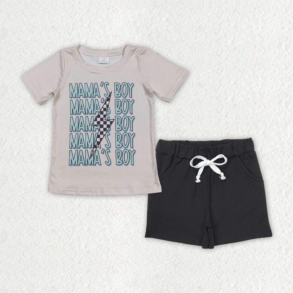 mama's boy shorts set