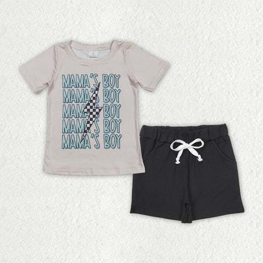 mama's boy shorts set