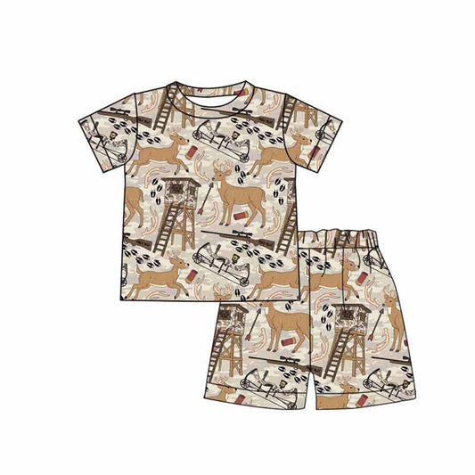 pre order hunting summer boy shorts set