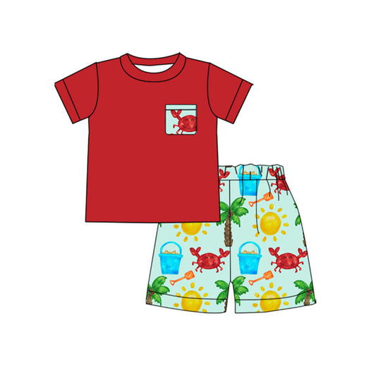 pre order beach life boy shorts set
