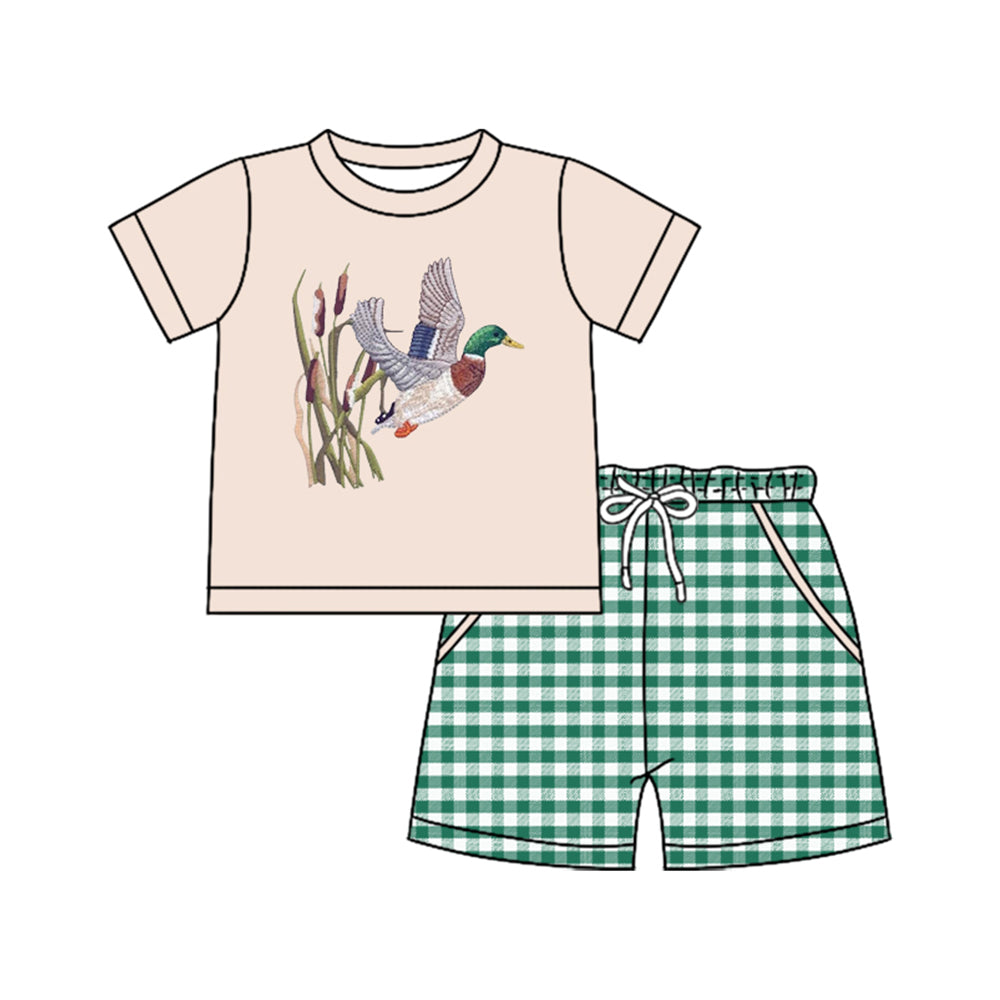 pre order hunting duck pattern boy shorts set