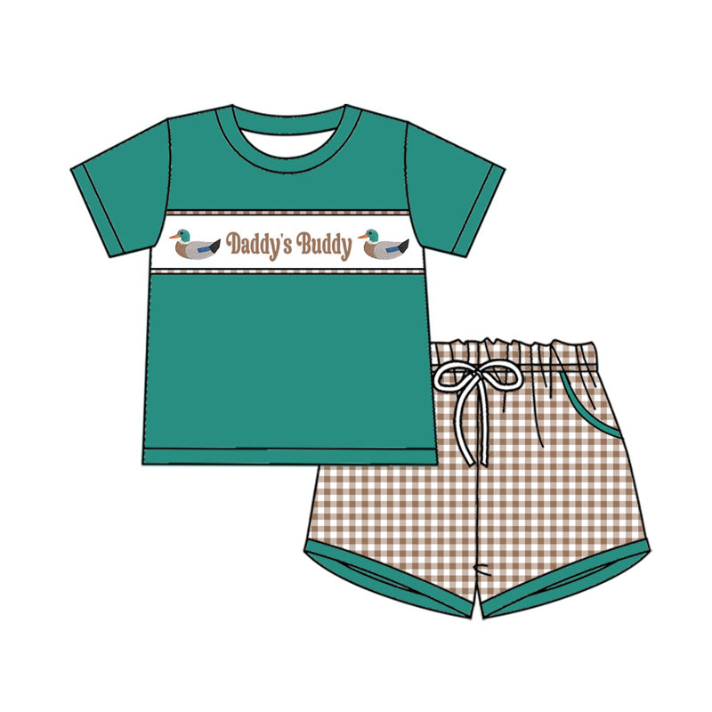 pre order daddy's buddy boy shorts set
