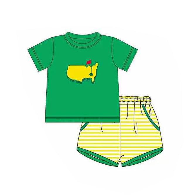 pre order golf boy shorts set