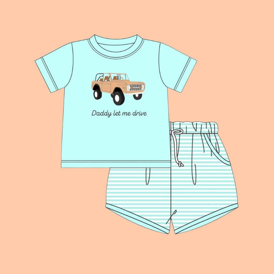 pre order daddy let me drive boy shorts set